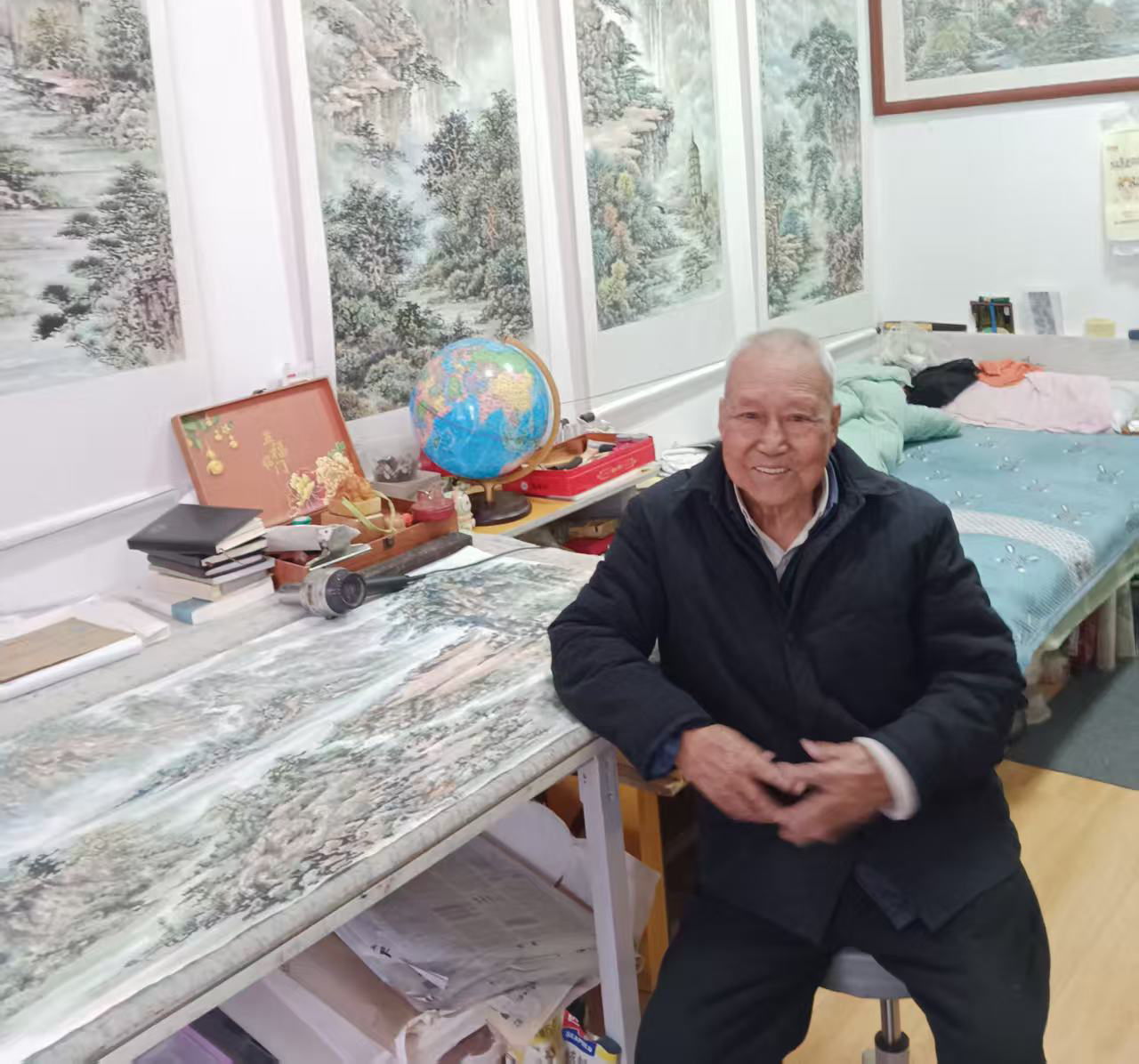 张平安艺术展销店铺